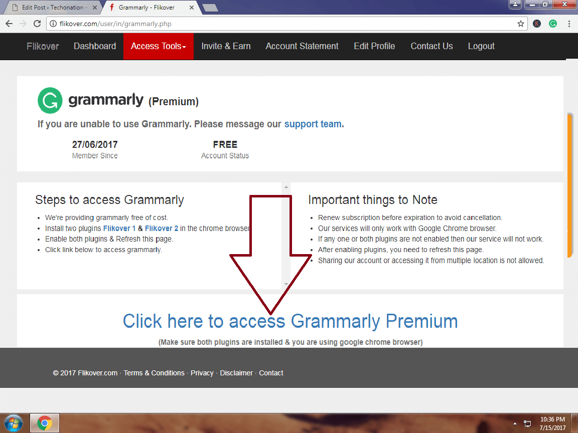 grammarly premium free for military